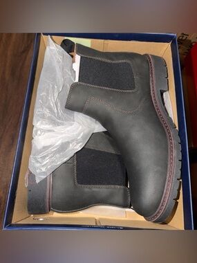 Dockers Men's Durham Casual Comfort Boots Black Sz 13